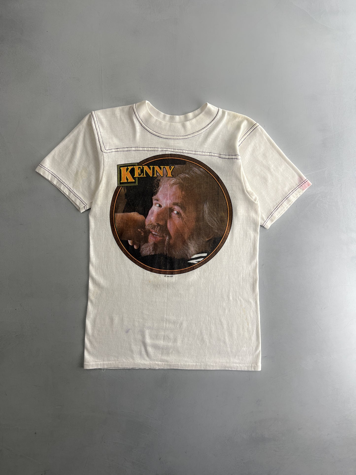 70's Kenny Rogers Jersey Tee [S]