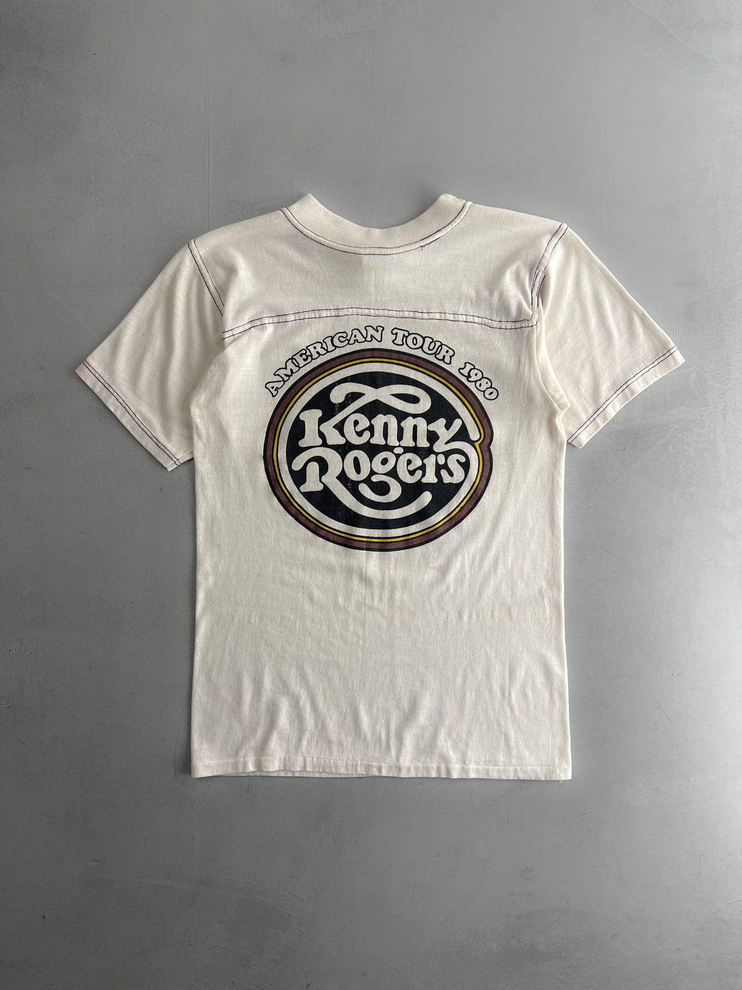 70's Kenny Rogers Jersey Tee [S]