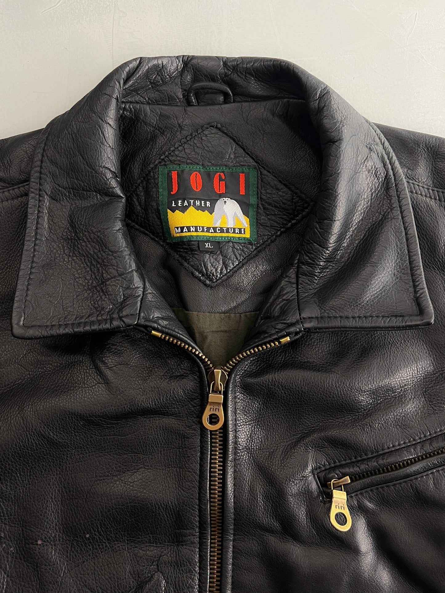 90's Jogi Leather Bomber [XL]