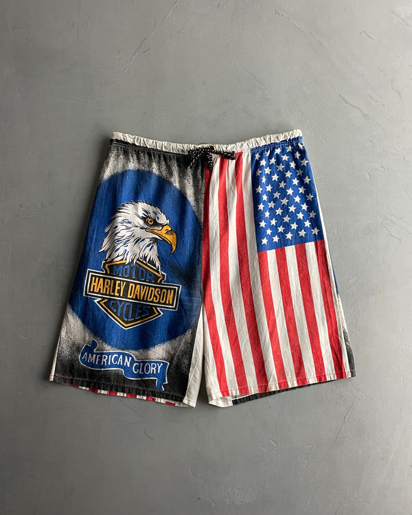 H-D American Glory Shorts [Elastic]