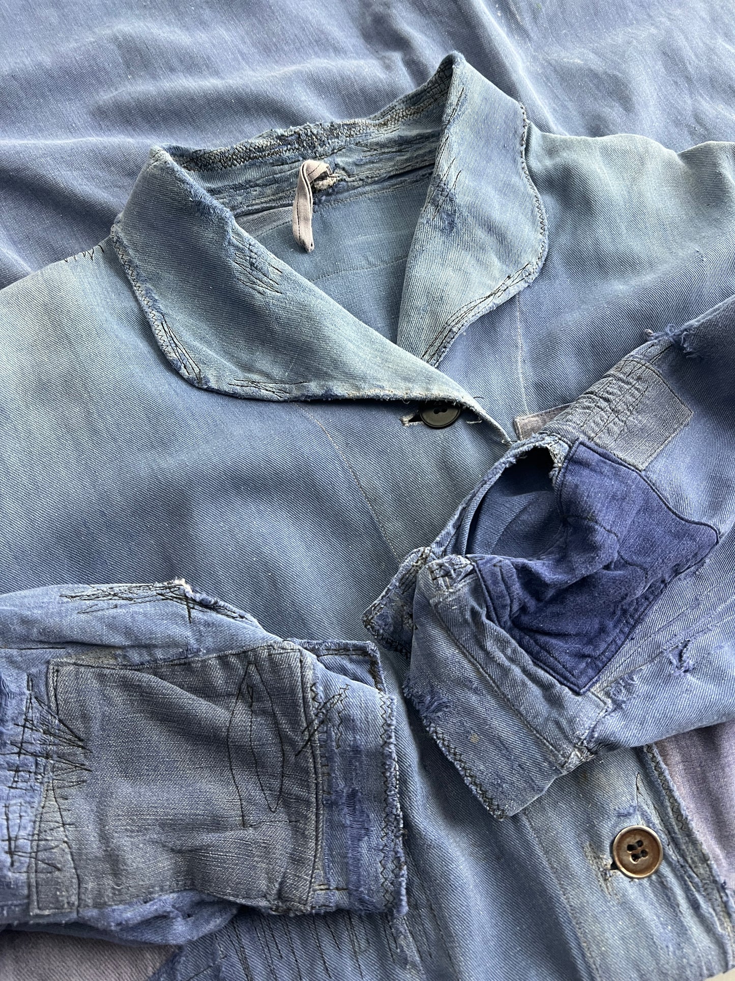 Heavily Repaired French Shop Coat [M]