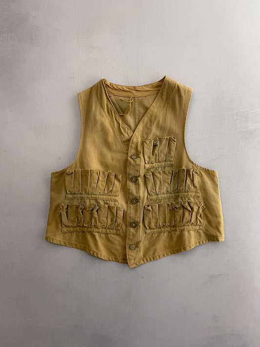 30's/40's Duck Cloth Hunting Vest [XS] MAILLOT