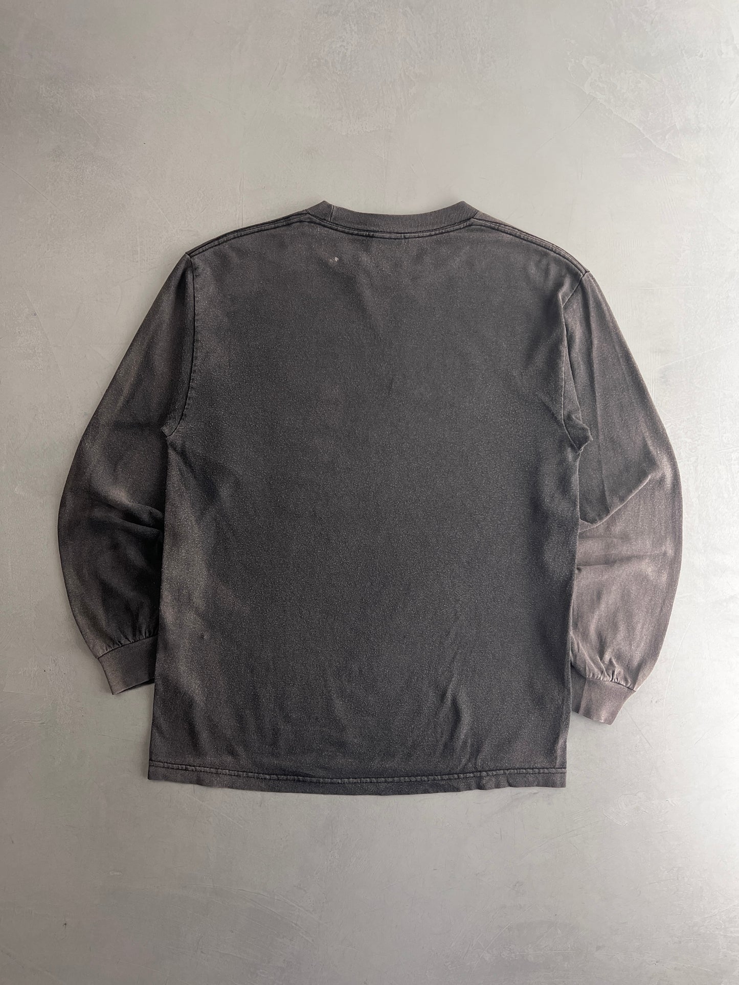 Faded 90's 'Rehab Is For Quitters' Long Sleeve Tee [L]