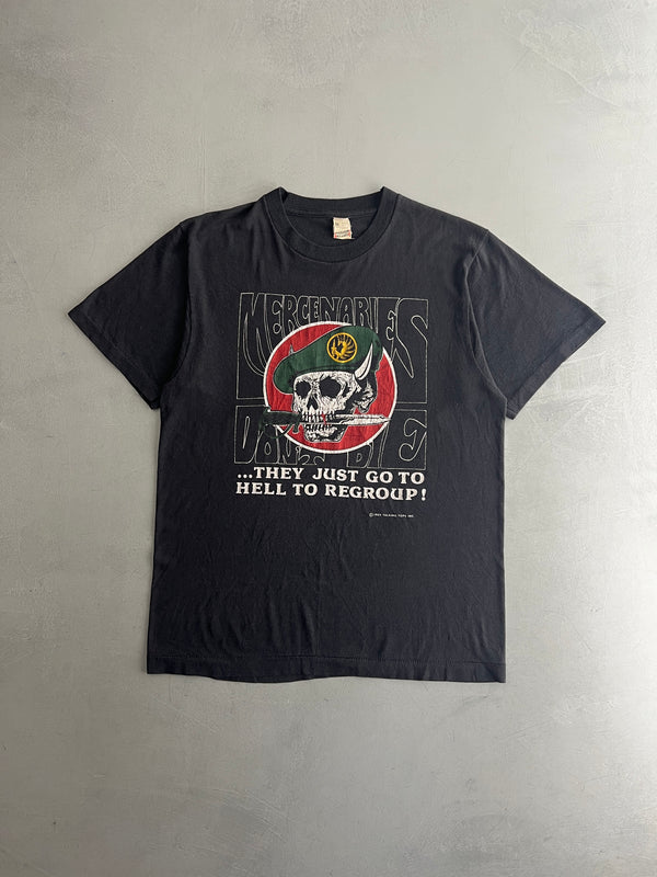 Faded 80's 'Mercenaries Don't Die' Tee [M]