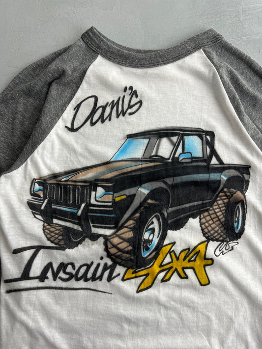 70's Dani's Insain 4x4 Airbrush Raglan [M]