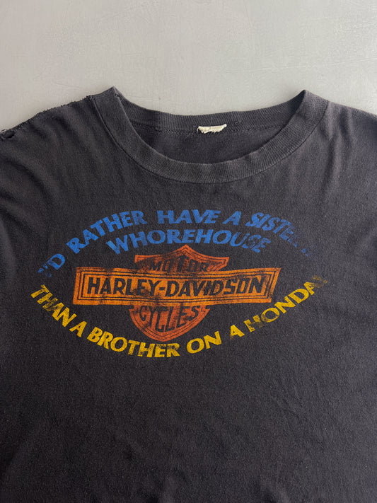 Faded' I'd Rather Have A Sister In A Whorehouse' HD Tee [L/XL]