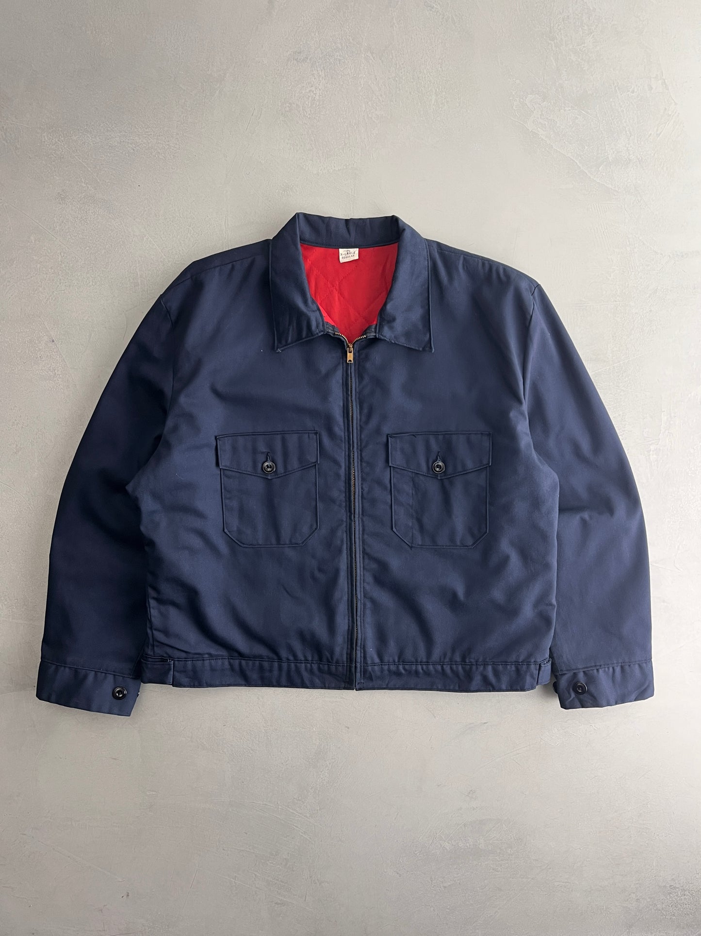 60's Quilt Lined Mechanic Jacket [L/XL]