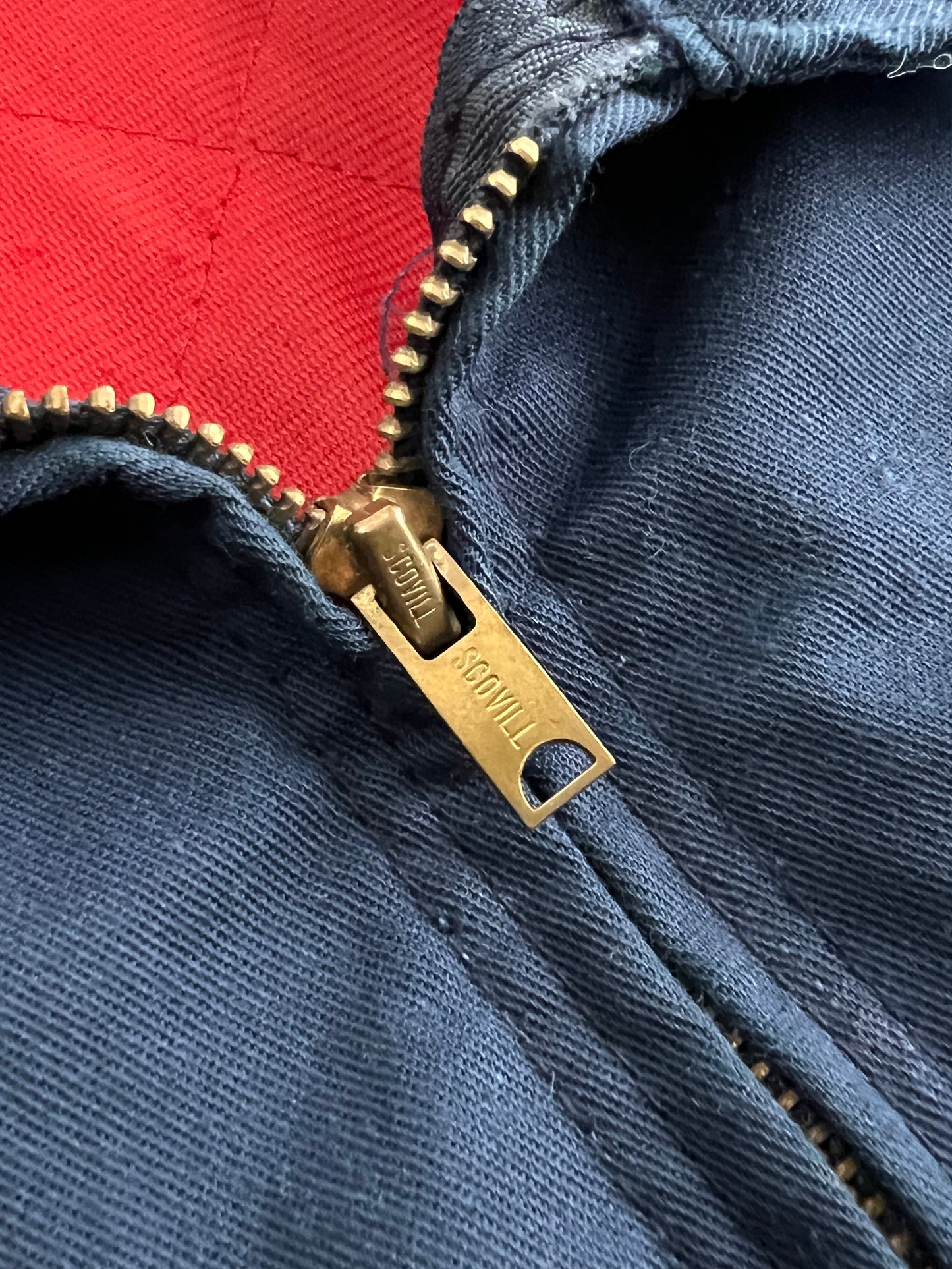60's Quilt Lined Mechanic Jacket [L/XL]