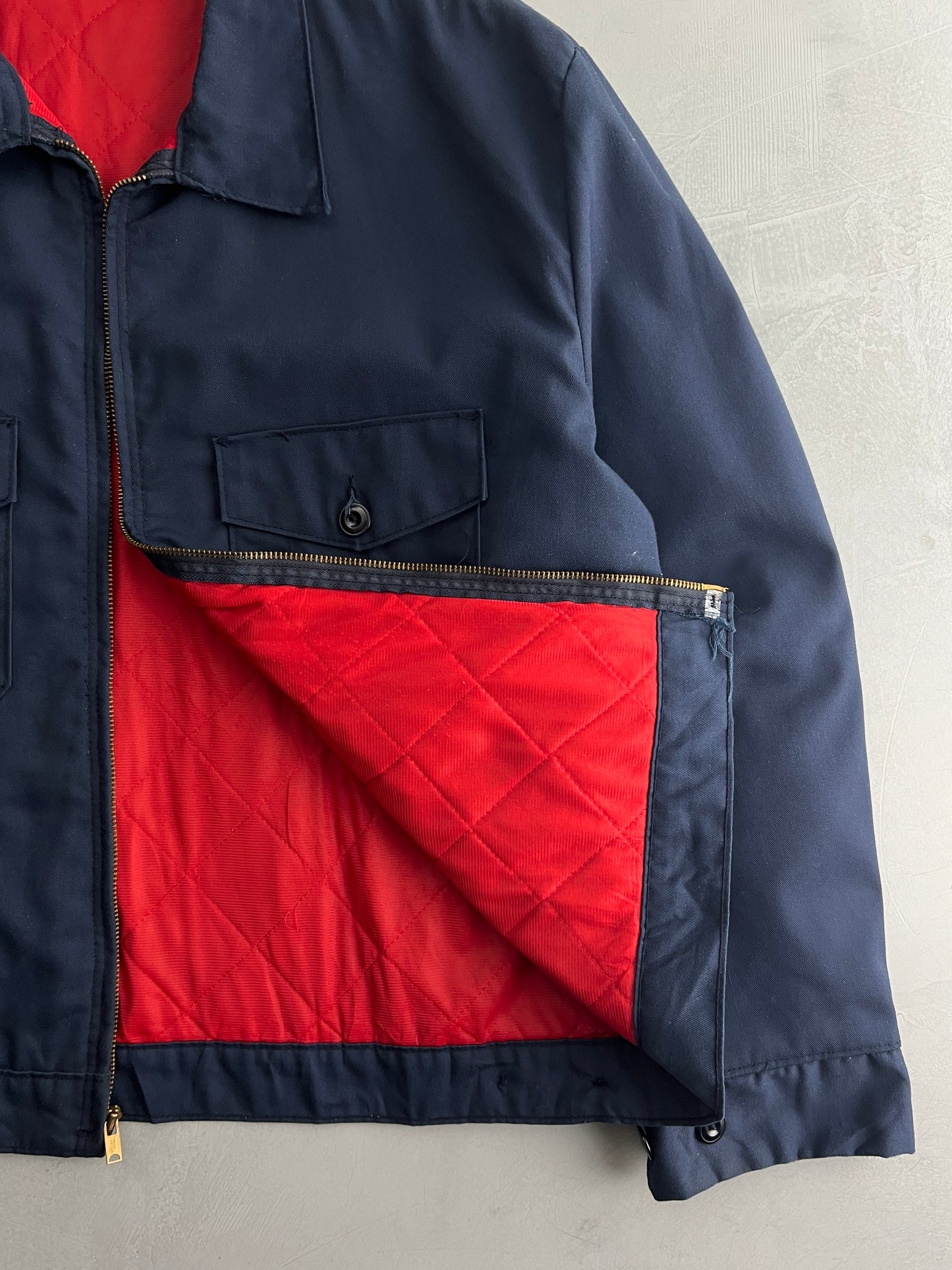 60's Quilt Lined Mechanic Jacket [L/XL]