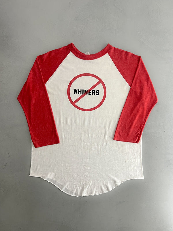 1980's No Whiners Raglan Tee [XL]