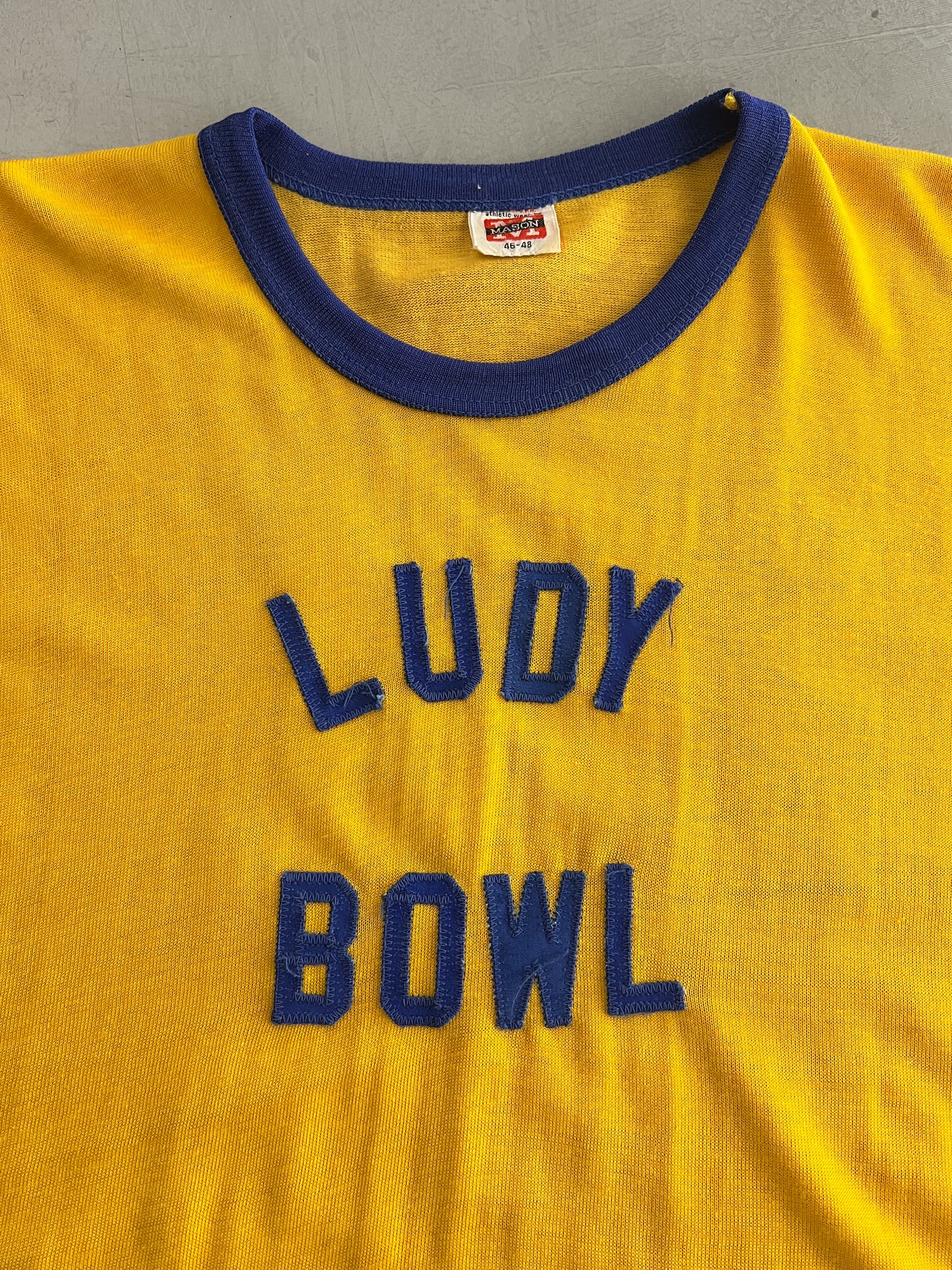 1960's Ludy Bowl Durene Jersey Tee [XL]
