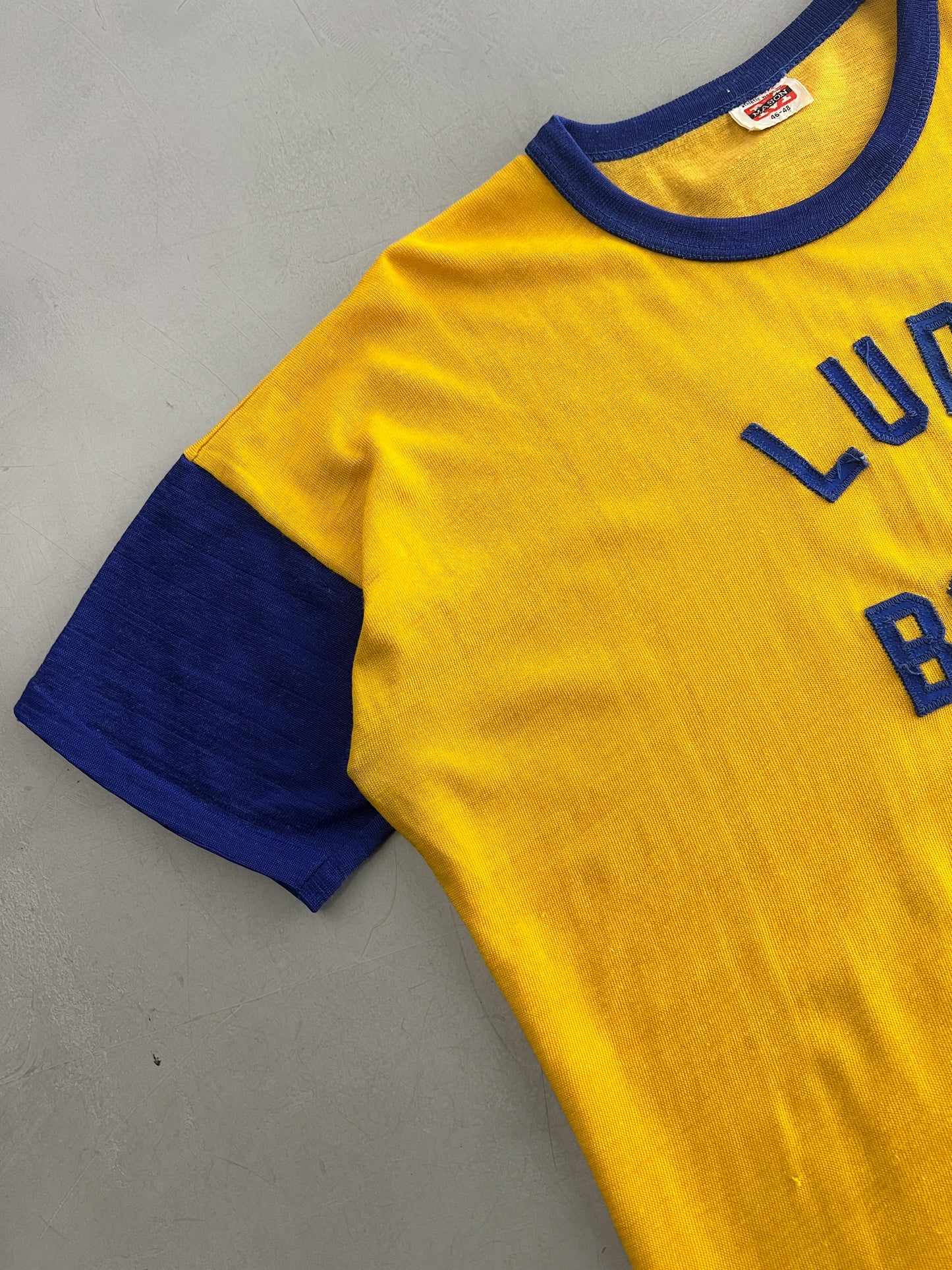 1960's Ludy Bowl Durene Jersey Tee [XL]