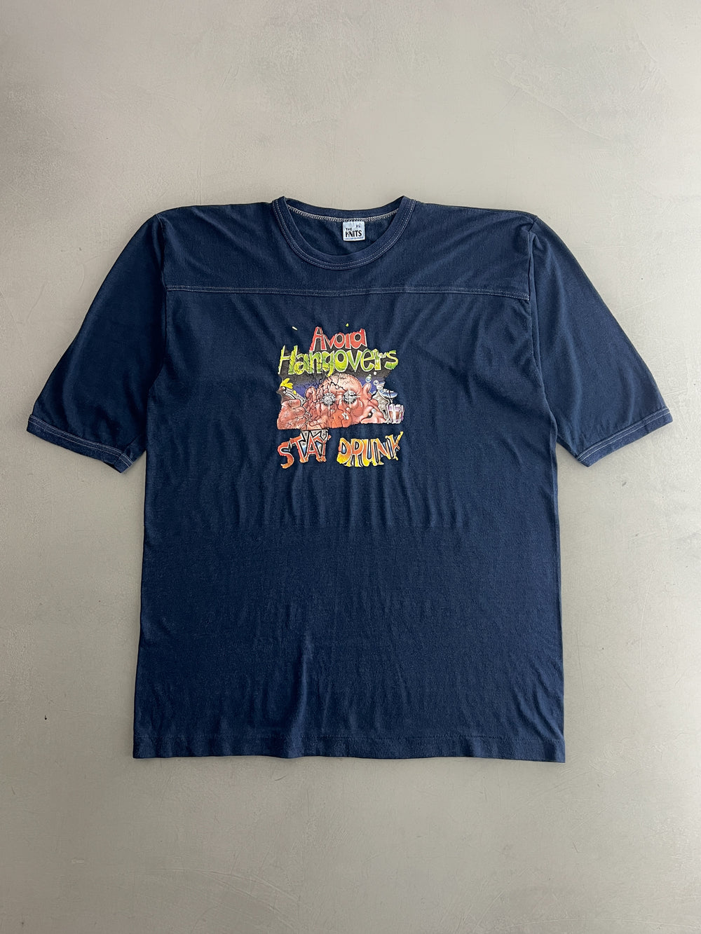 1970's "Avoid Hangovers" Jersey Tee [L]
