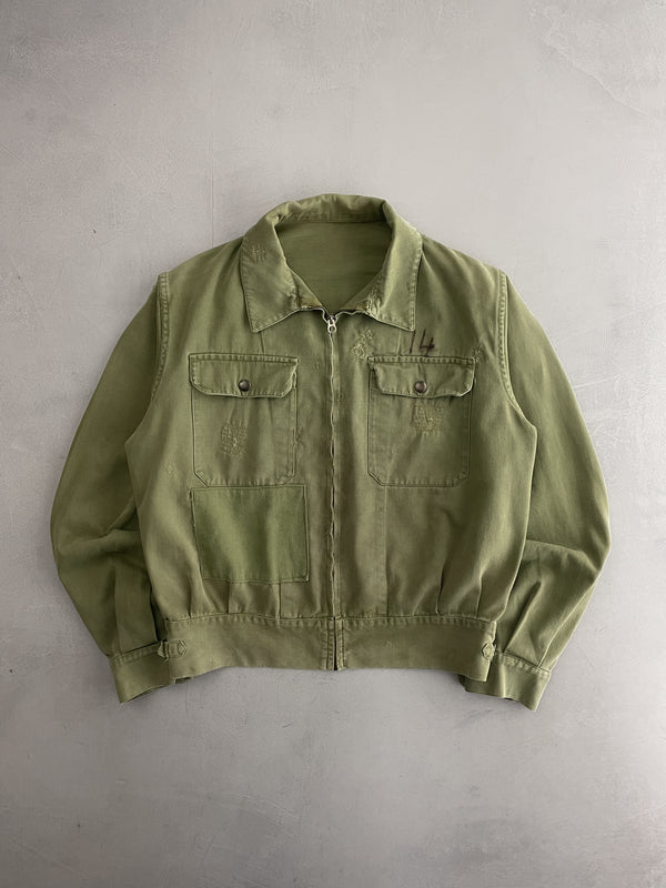 70's Aus Army Zip Jacket [M/L]