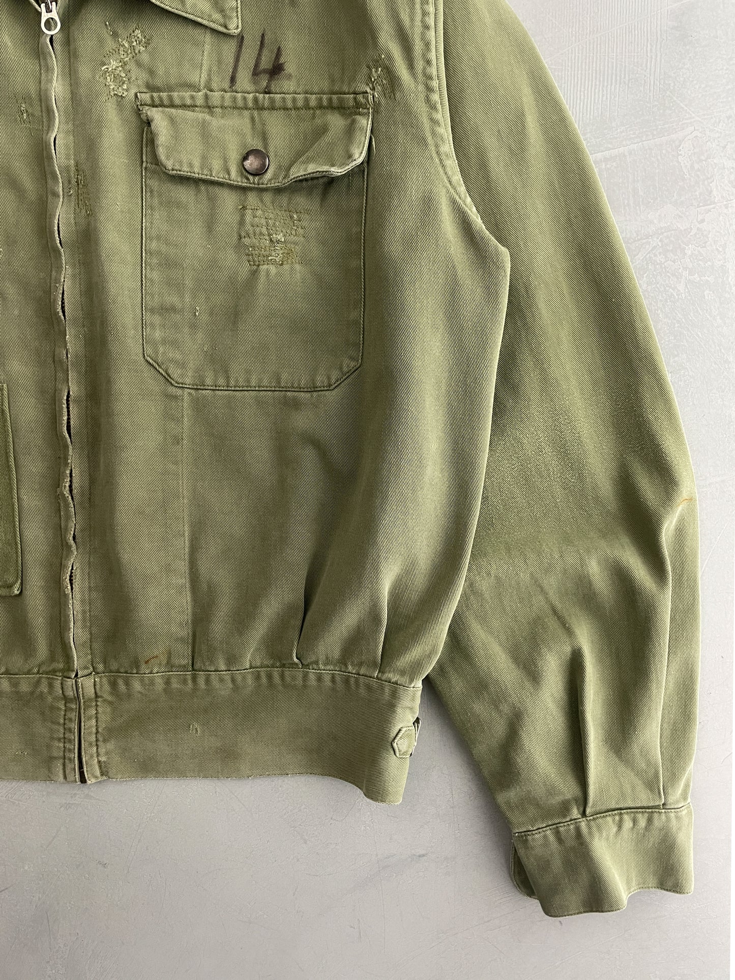 70's Aus Army Zip Jacket [M/L]