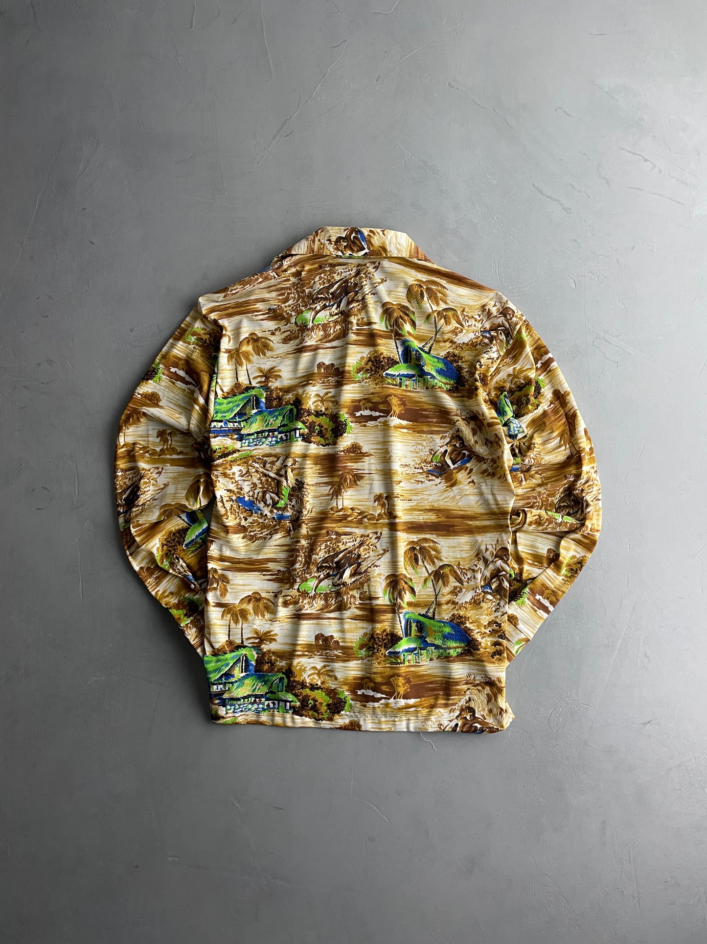 70's Hang Ten Hawaiian Shirt [M/L]