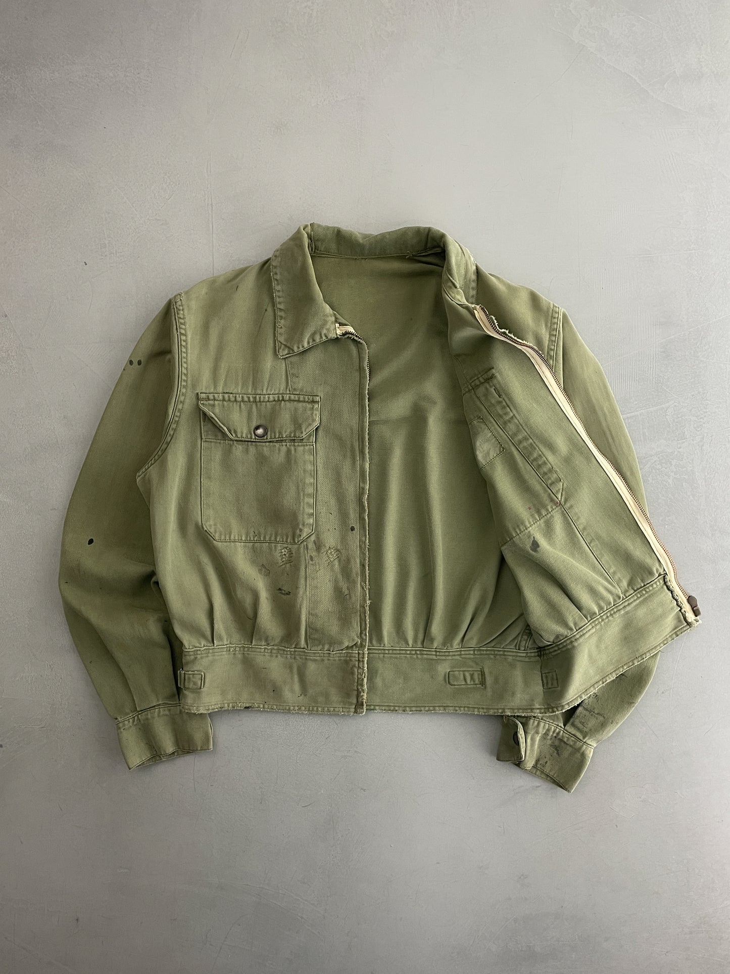 60's Aus Army Zip Jacket [M/L]