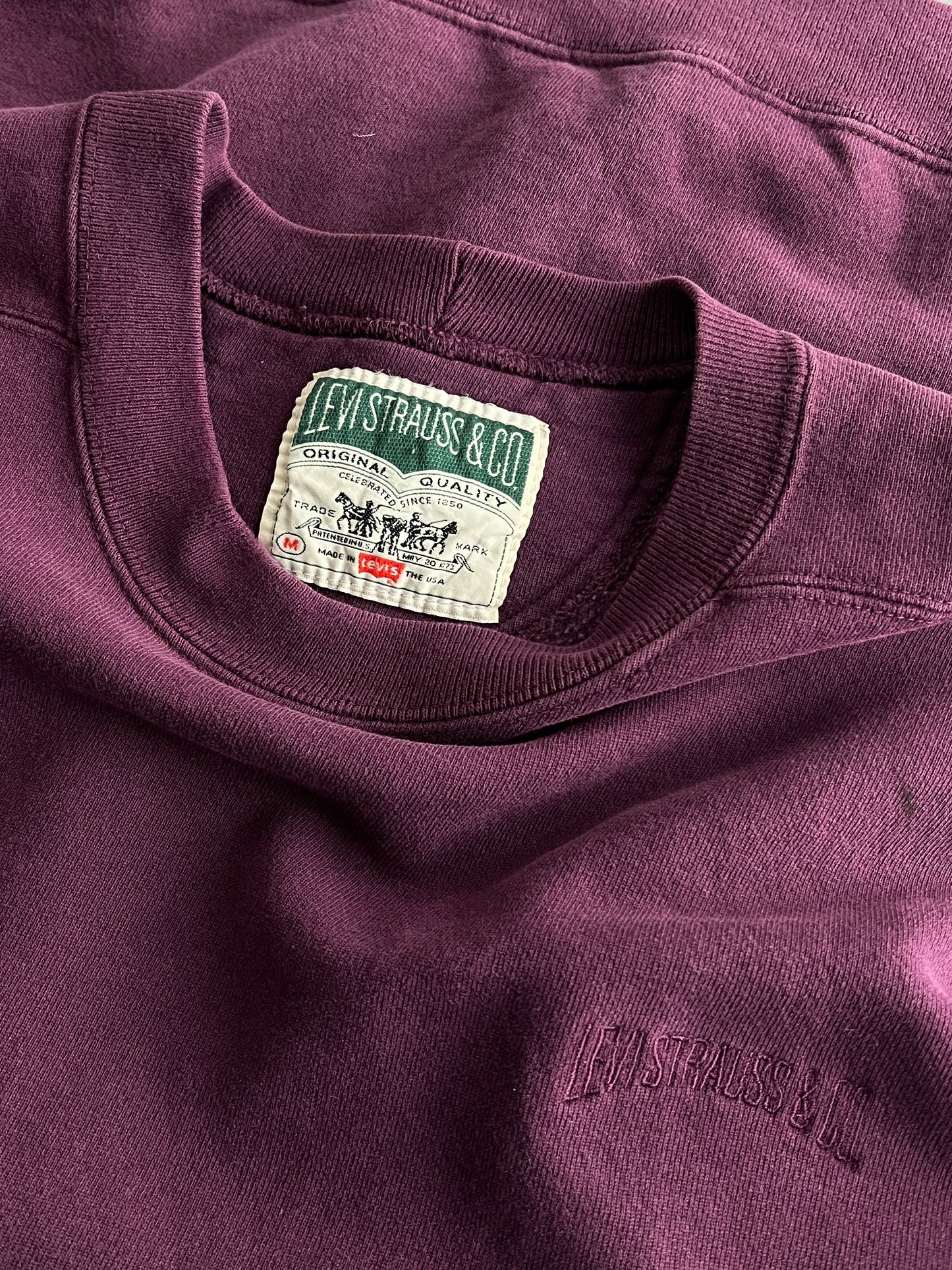 Faded Levi's Cut-Off Sweatshirt [XL]