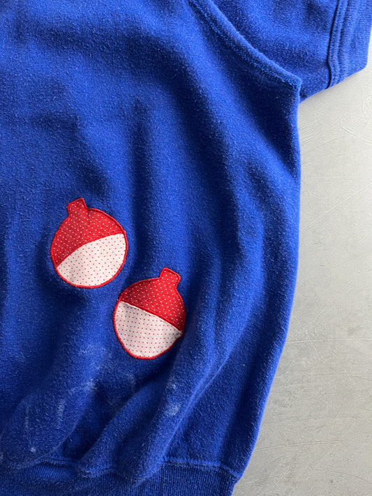 Faded 'PaPa' Short Sleeve Sweatshirt [S]