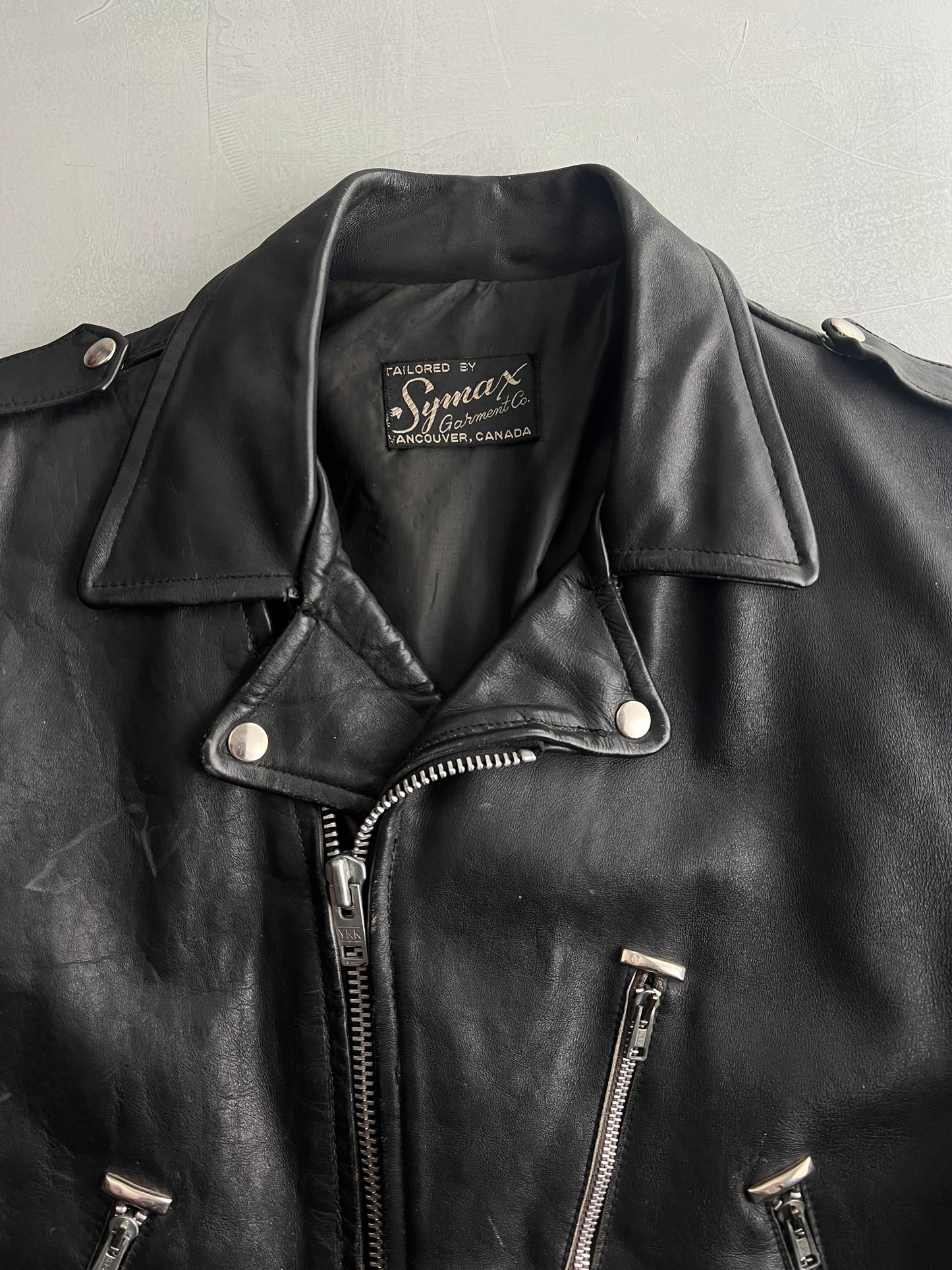 60's Symax Motorcycle Jacket [S]