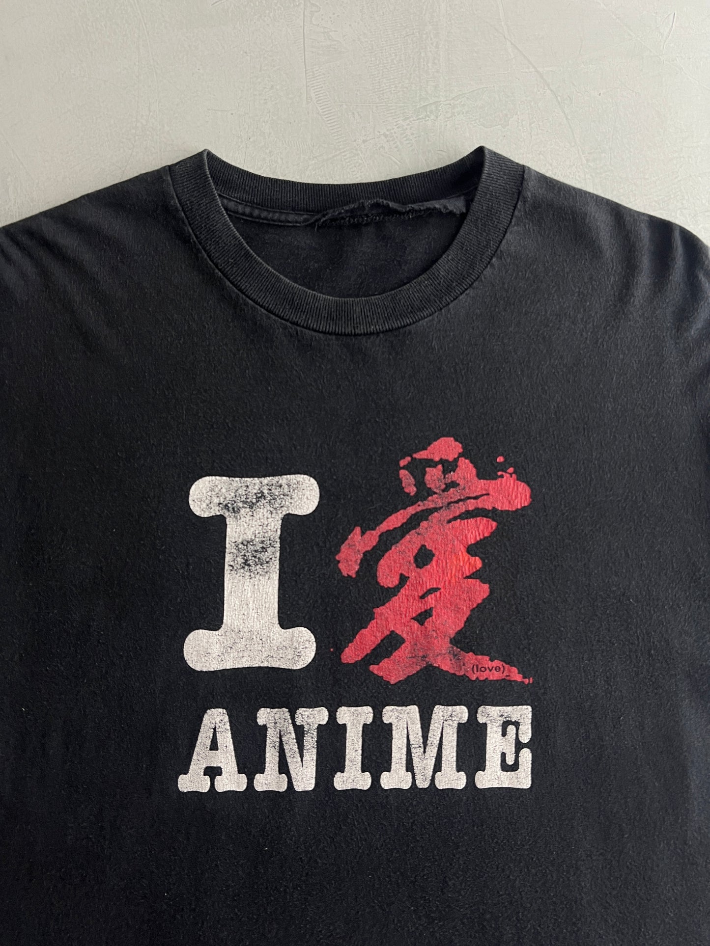 Faded 90's I Love Anime Tee [XL]