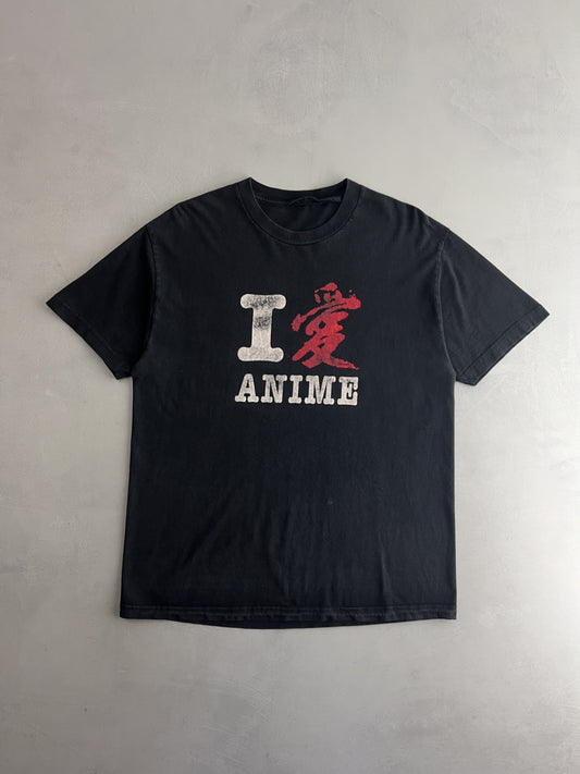 Faded 90's I Love Anime Tee [XL]