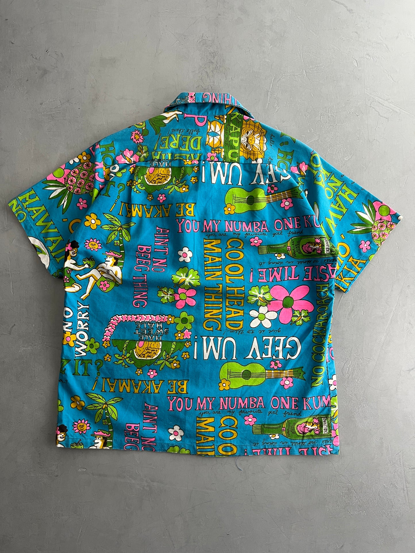 50/60's KoleKole Hawaiin Shirt [L]