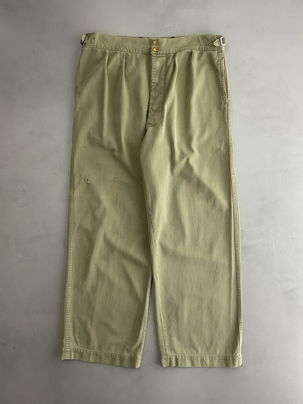 50's Aus Military Press Stud Pants [36"]