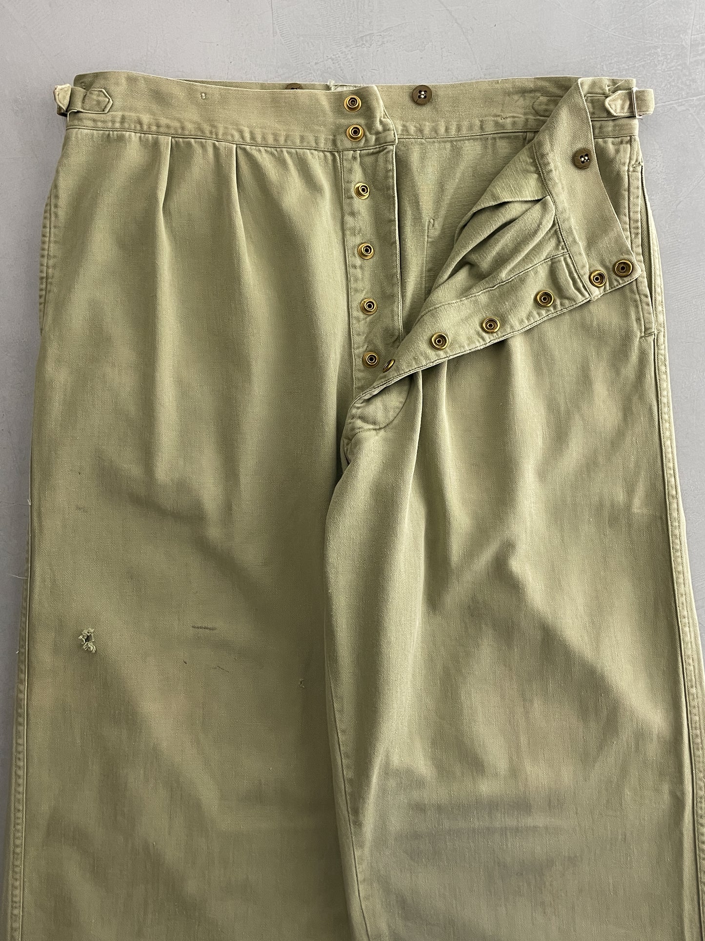 50's Aus Military Press Stud Pants [36"]