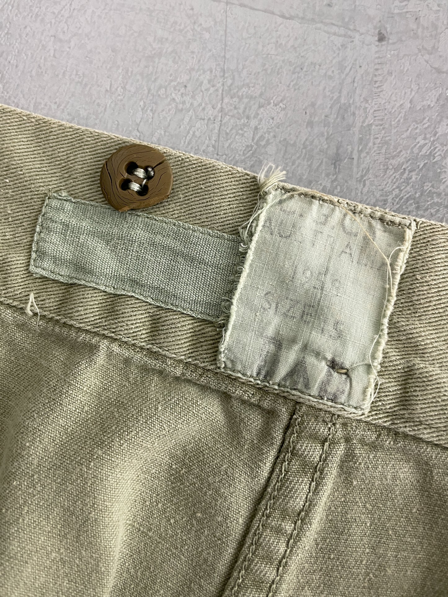 50's Aus Military Press Stud Pants [36"]