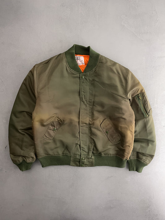 Sun-Faded MA-1 Flight Jacket [L]