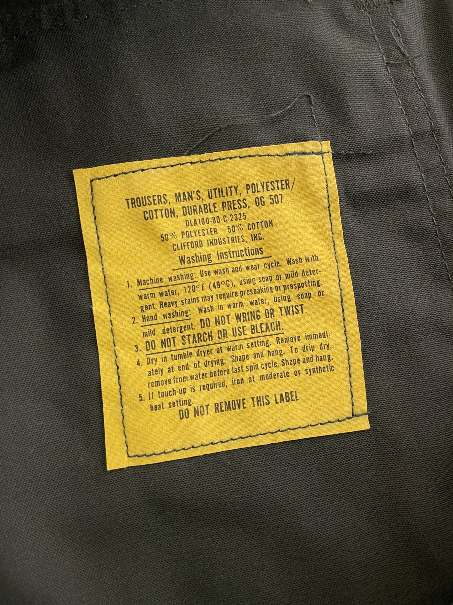 OG-507 U.S. Army Pants [36"]