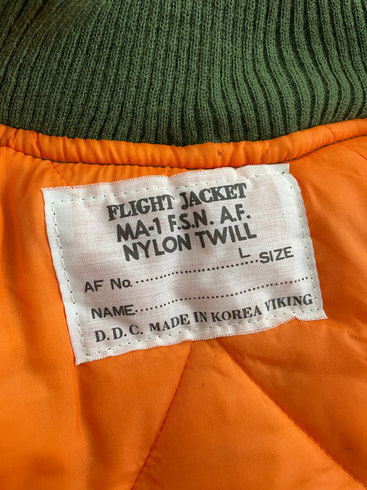 Sun-Faded MA-1 Flight Jacket [L]