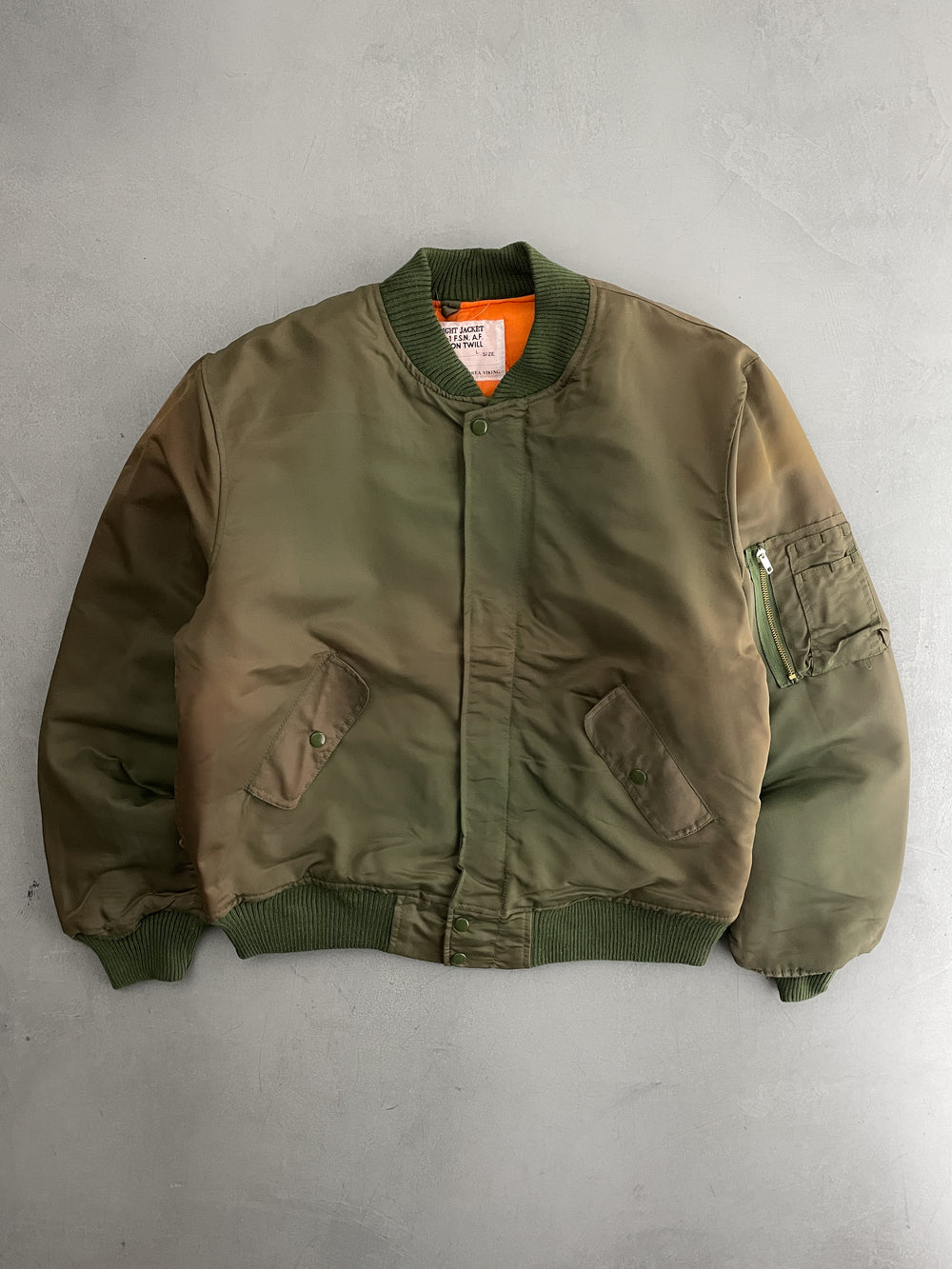 Sun-Faded MA-1 Flight Jacket [L]