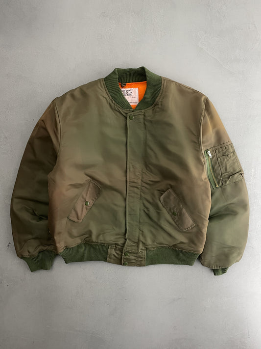 Sun-Faded MA-1 Flight Jacket [L]