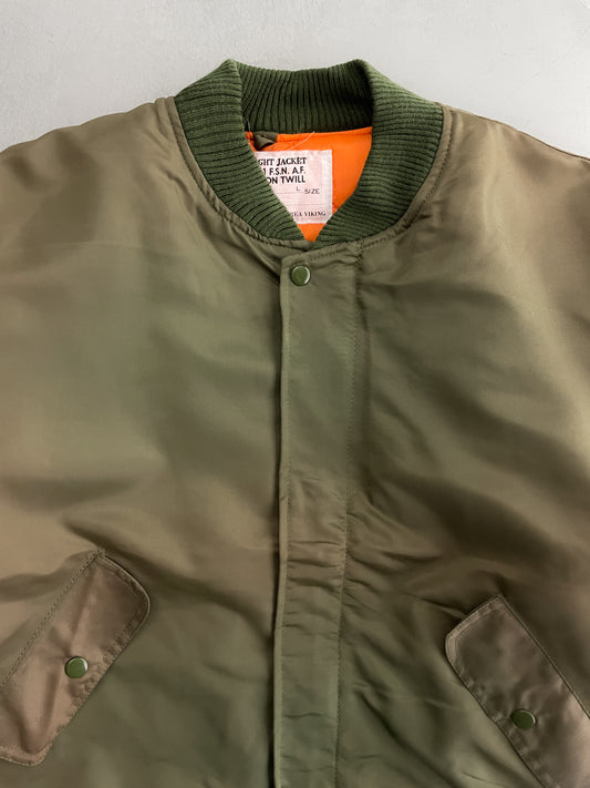 Sun-Faded MA-1 Flight Jacket [L]