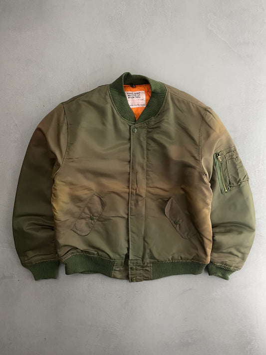 Sun-Faded MA-1 Flight Jacket [L]