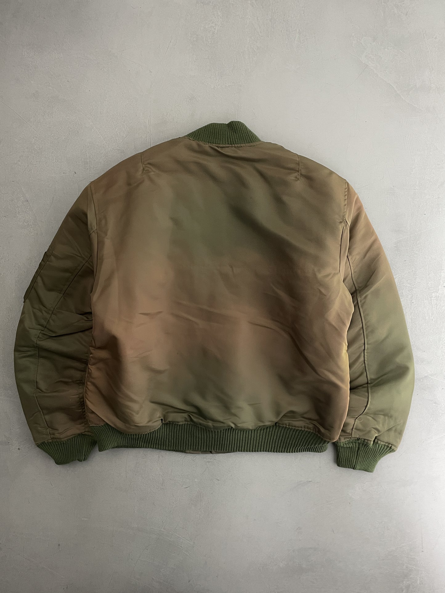Sun-Faded MA-1 Flight Jacket [L]