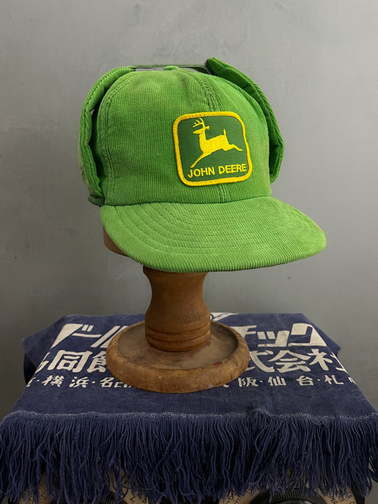 John Deere Cord Flap Cap
