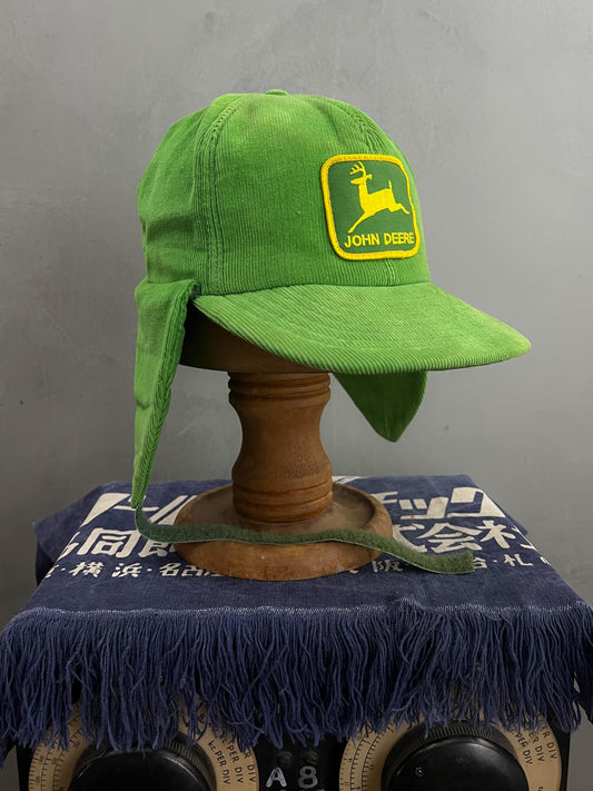 John Deere Cord Flap Cap