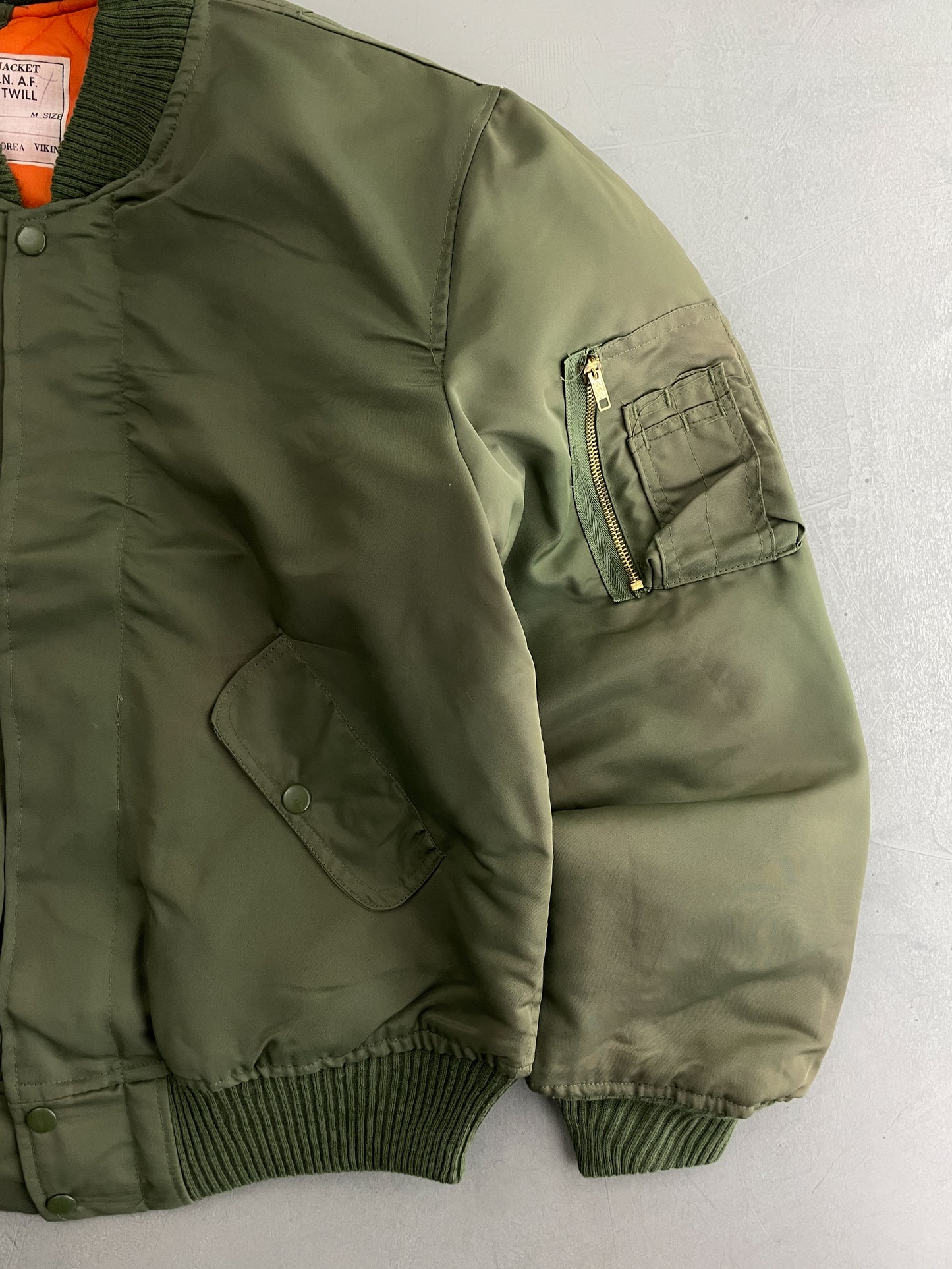 Sun-Faded MA-1 Flight Jacket [M]