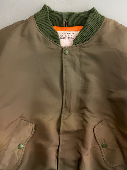 Sun-Faded MA-1 Flight Jacket [M]