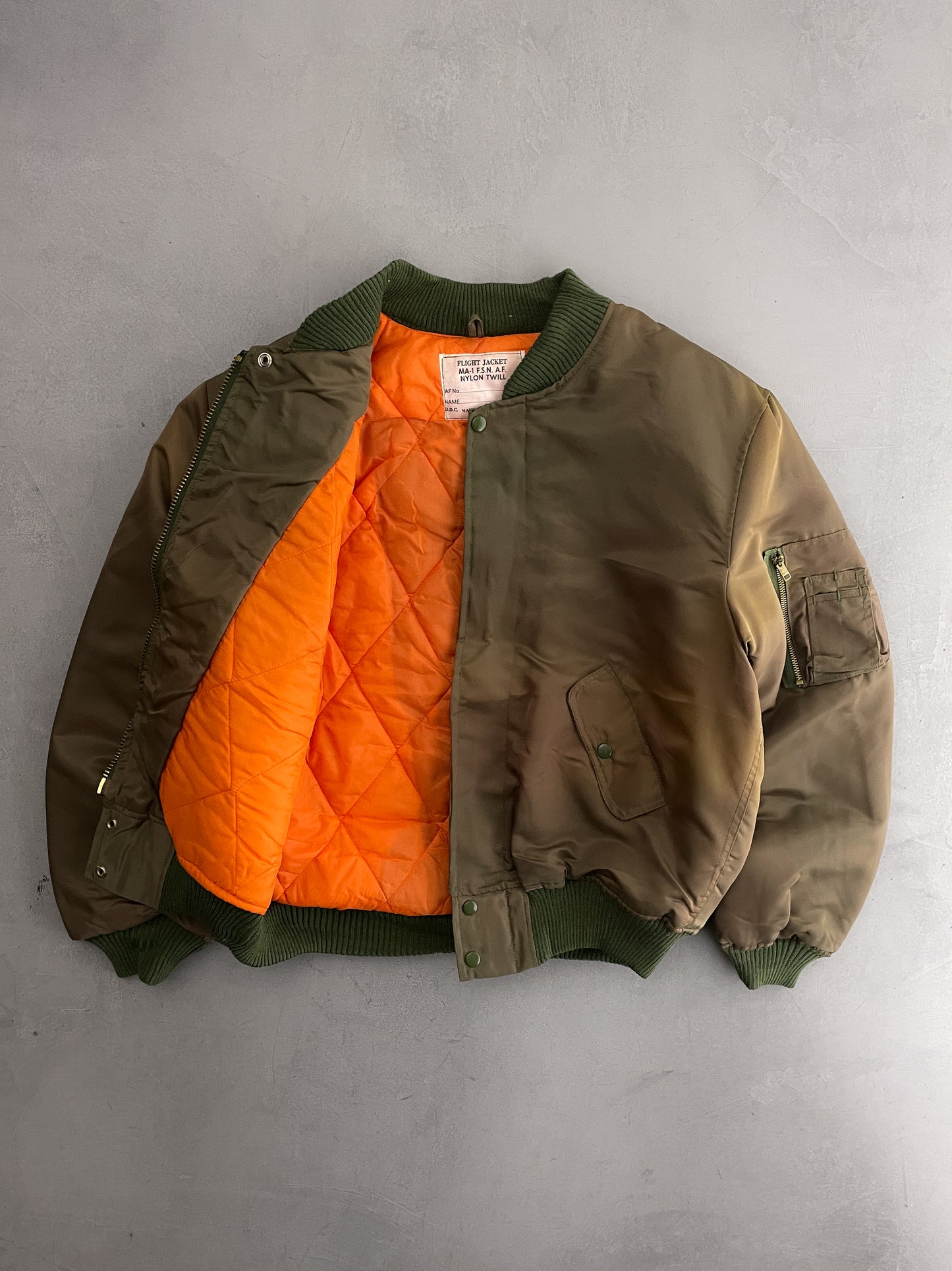 Sun-Faded MA-1 Flight Jacket [M]