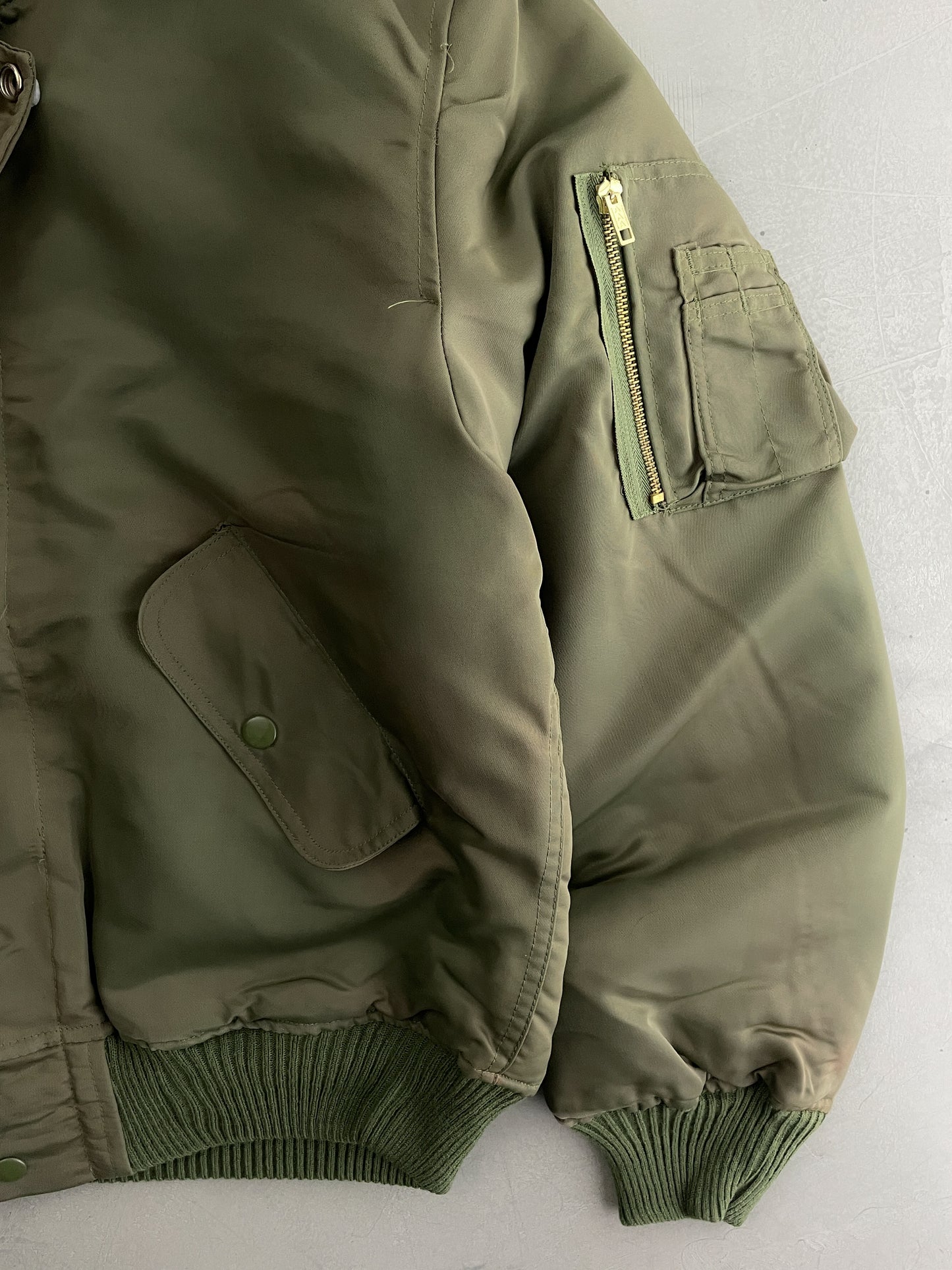 Sun-Faded MA-1 Flight Jacket [M]