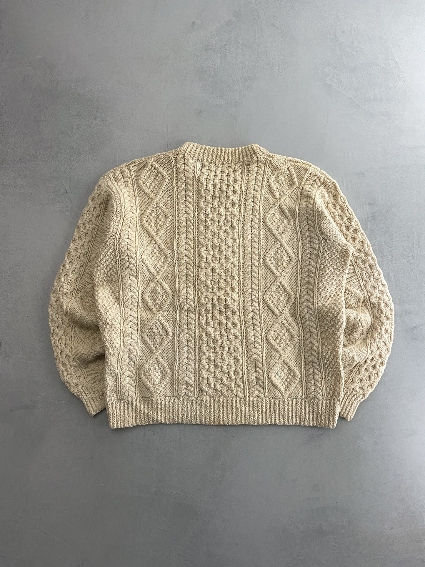 Cable-Knit Sweater [XL]