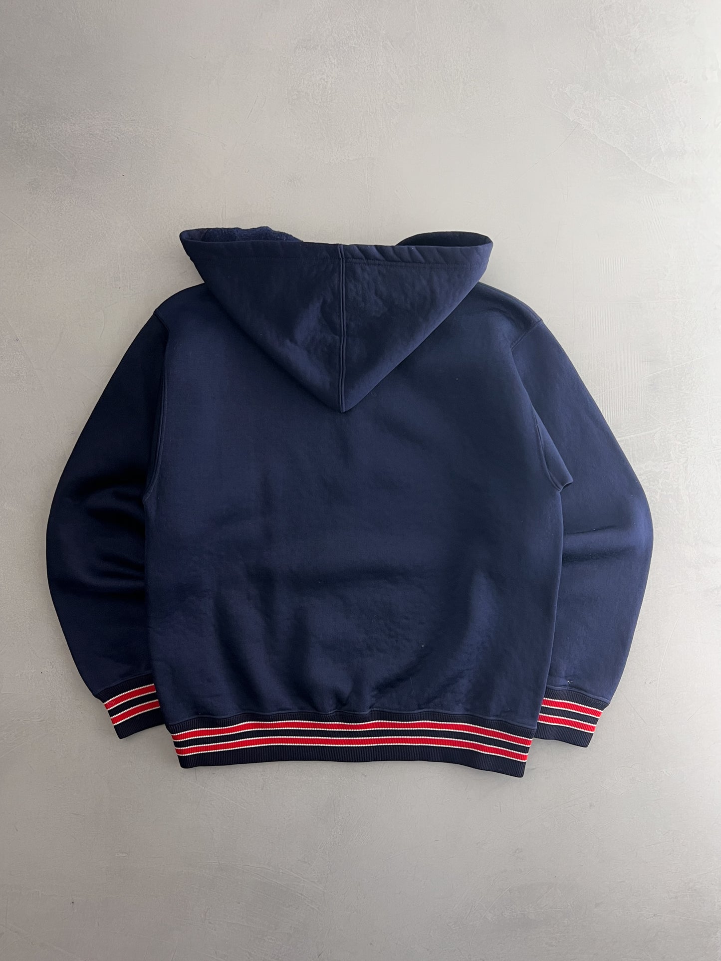 60's Champion Quarter Zip 'North' Hoodie [M]