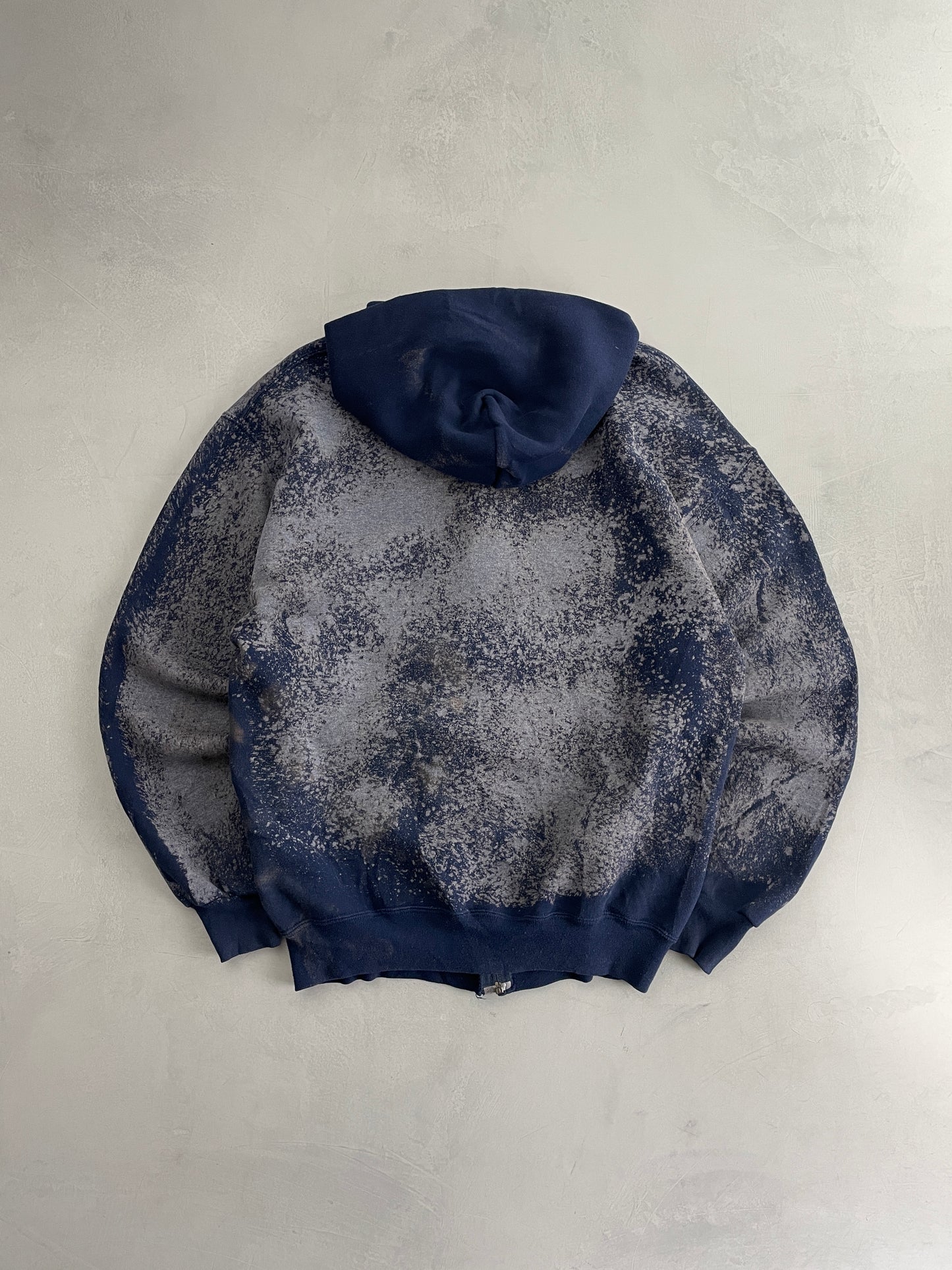 Bleached Made in USA Russel Zip Hoodie [L]