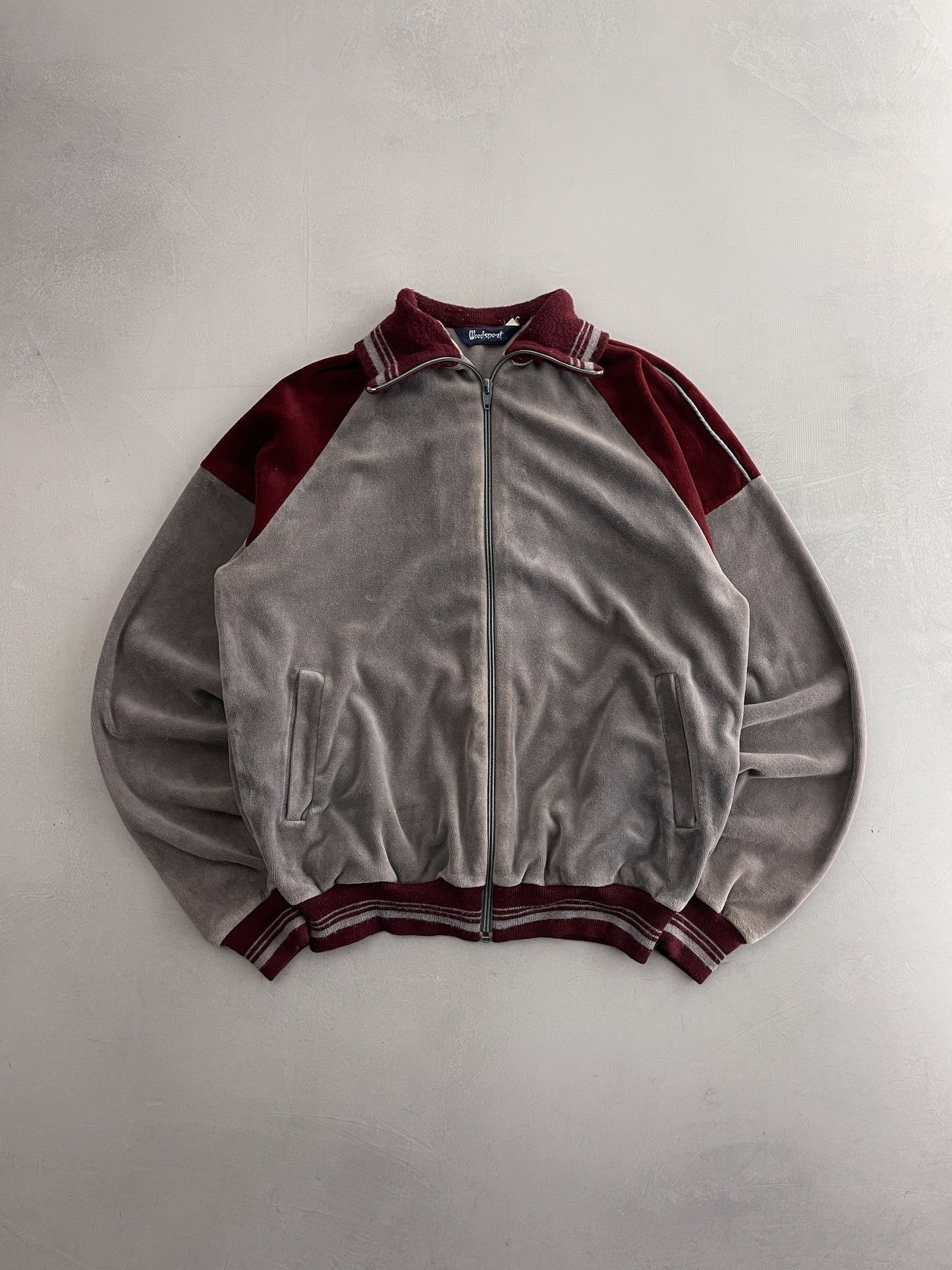 70's Velour Track Jacket [M]