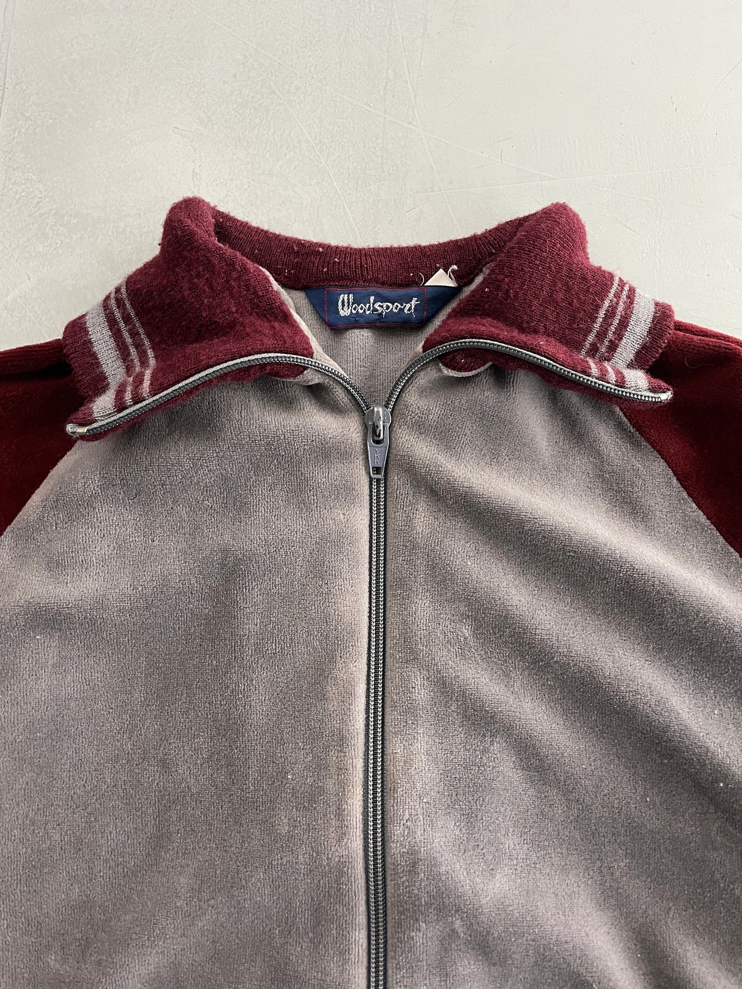 70's Velour Track Jacket [M]