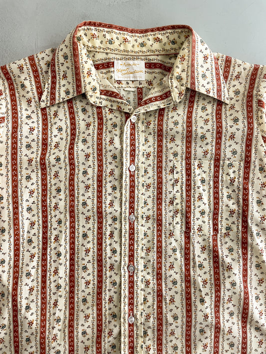 1970's Arrow Floral Shirt [M/L]